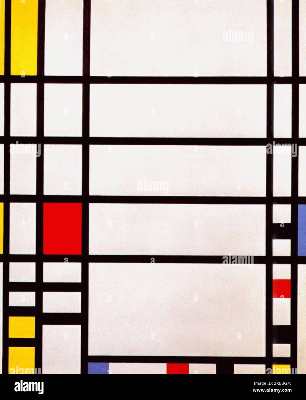 Trafalgar Square 1943 by Piet Mondrian Stock Photo