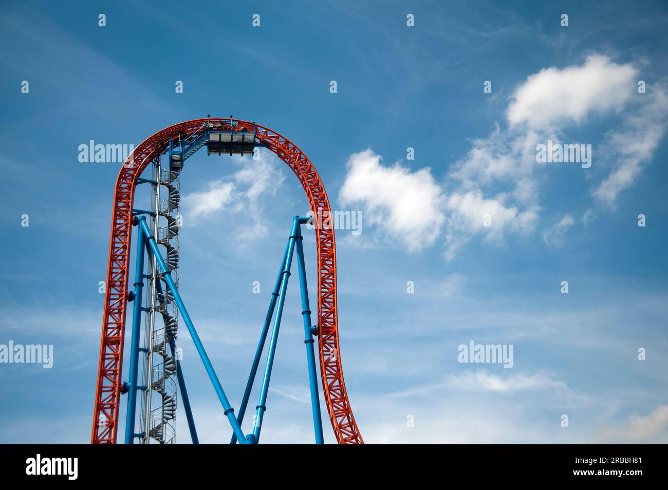 roller coaster peak Stock Photo - Alamy