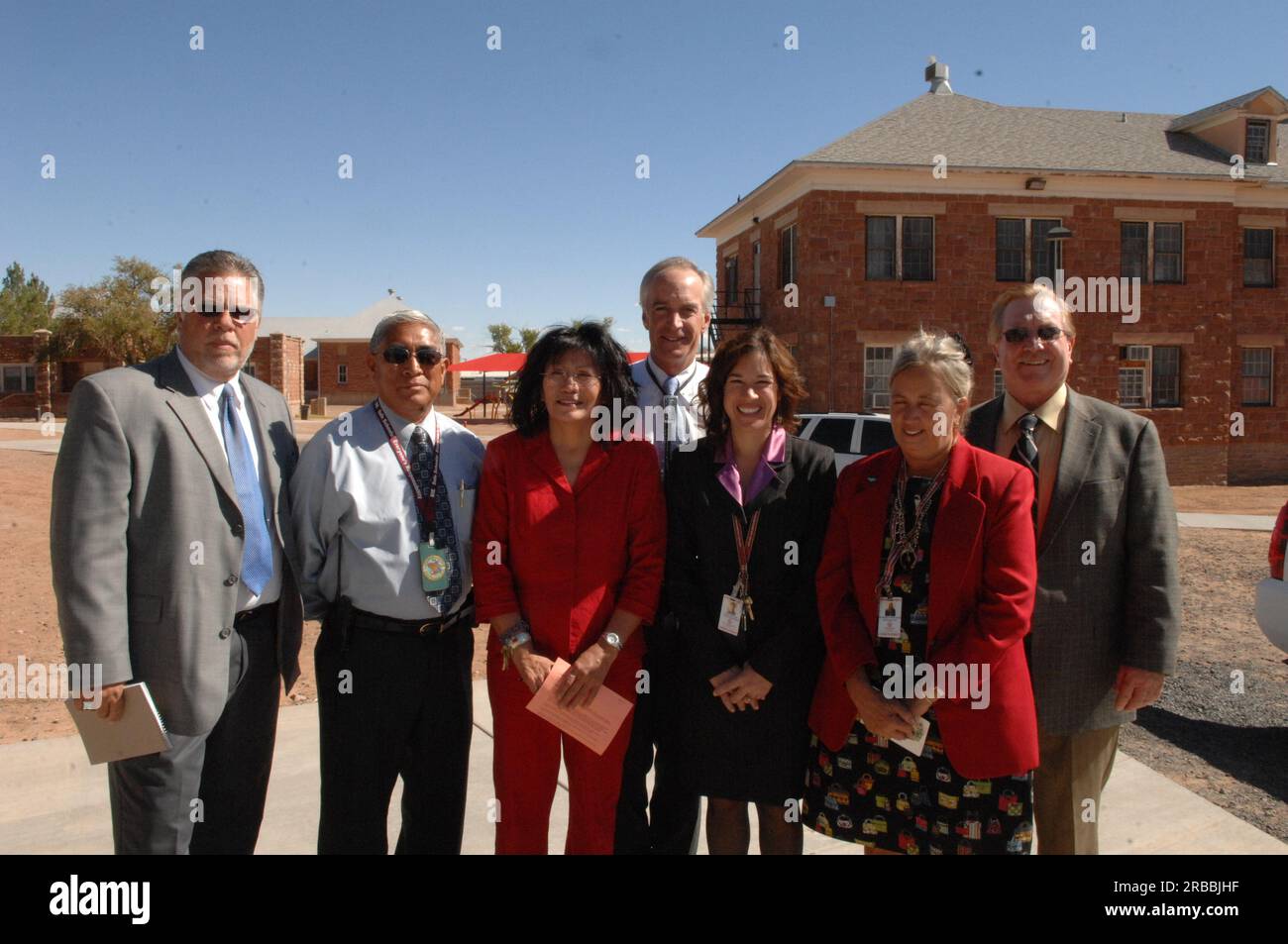 Visit of Secretary Dirk Kempthorne to the Tuba City Boarding School on