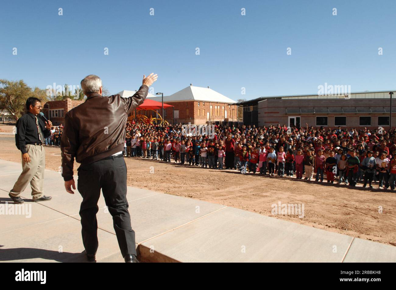 Visit of Secretary Dirk Kempthorne to the Tuba City Boarding School on