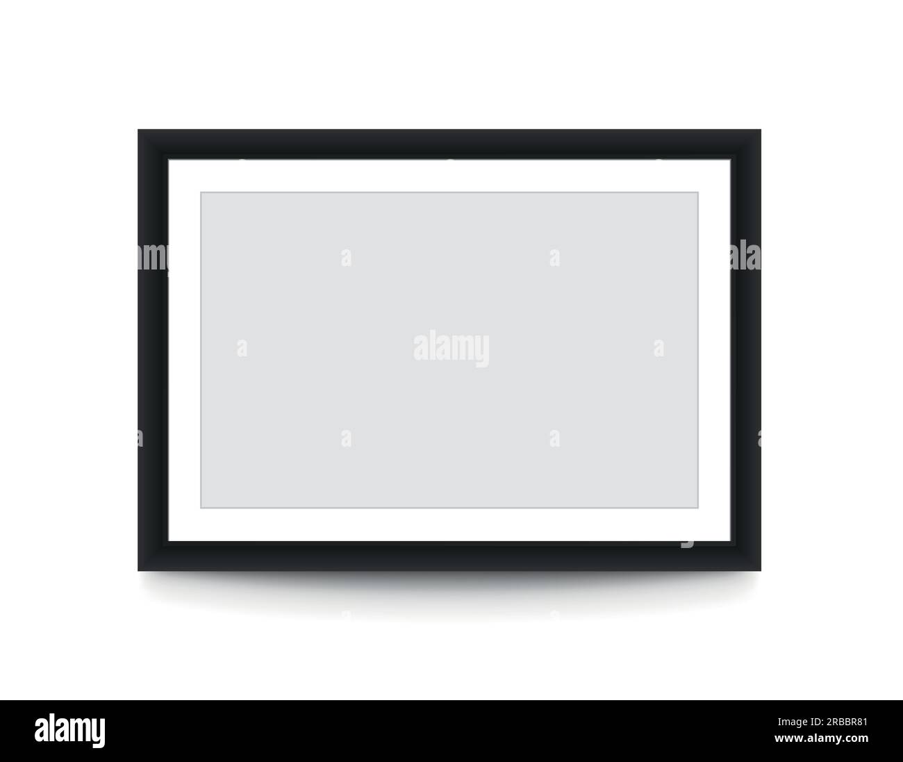 Blank picture frame for photographs vector illustration stock vector