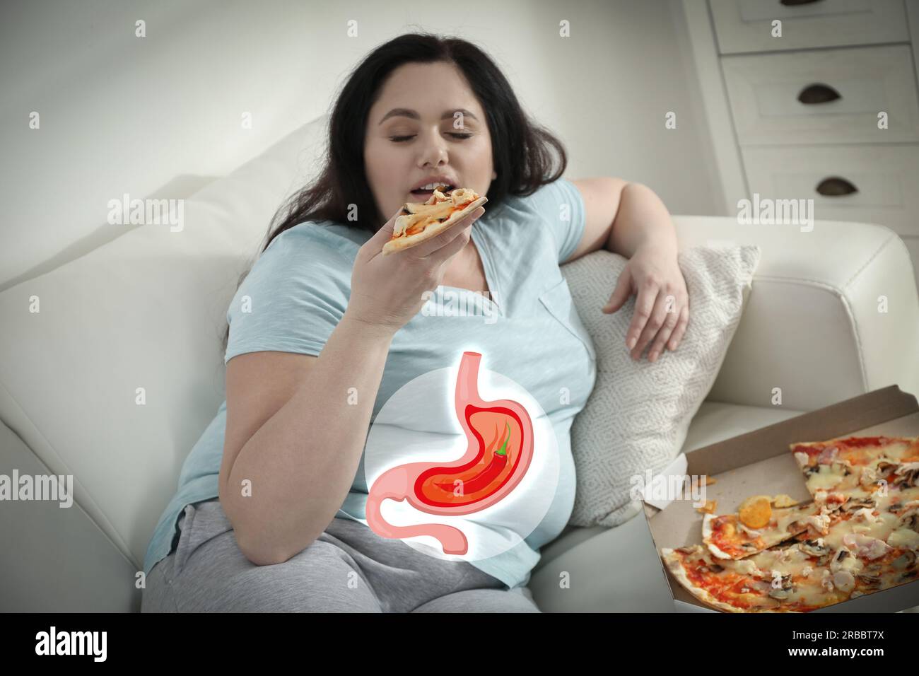 Improper nutrition can lead to heartburn or other gastrointestinal