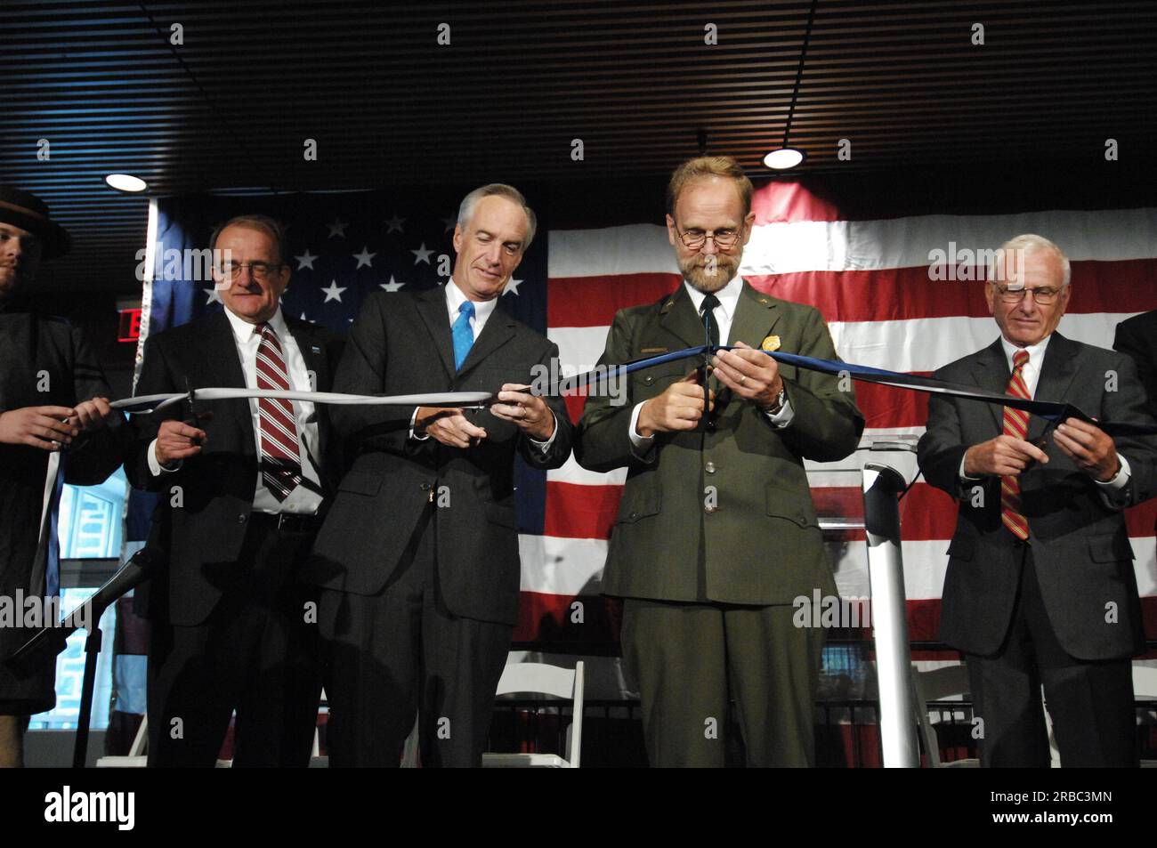 Opening ceremony unveiling the new Museum and Visitor Center at ...