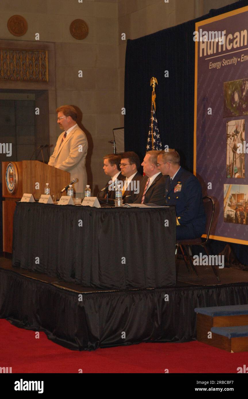 Minerals Management Service (MMS)-sponsored briefing, at Main Interior ...