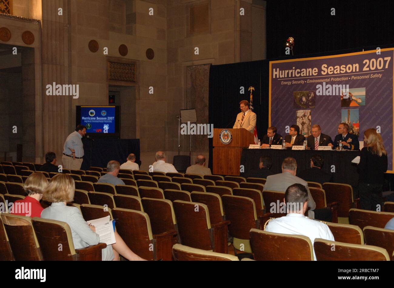 Minerals Management Service (MMS)-sponsored briefing, at Main Interior ...