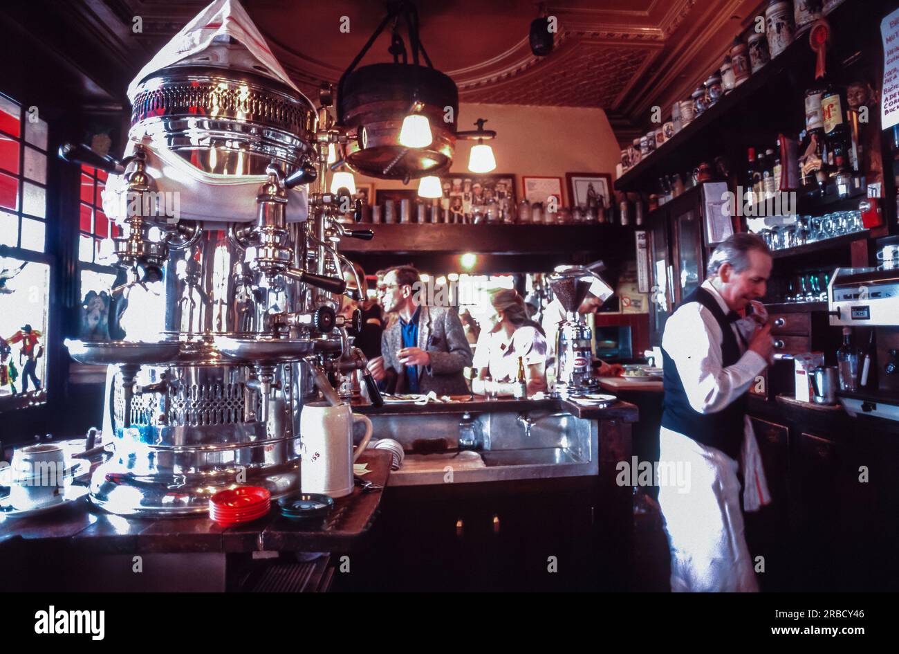 Paris, France, People Sharing Drinks inside Traditional French Cafe