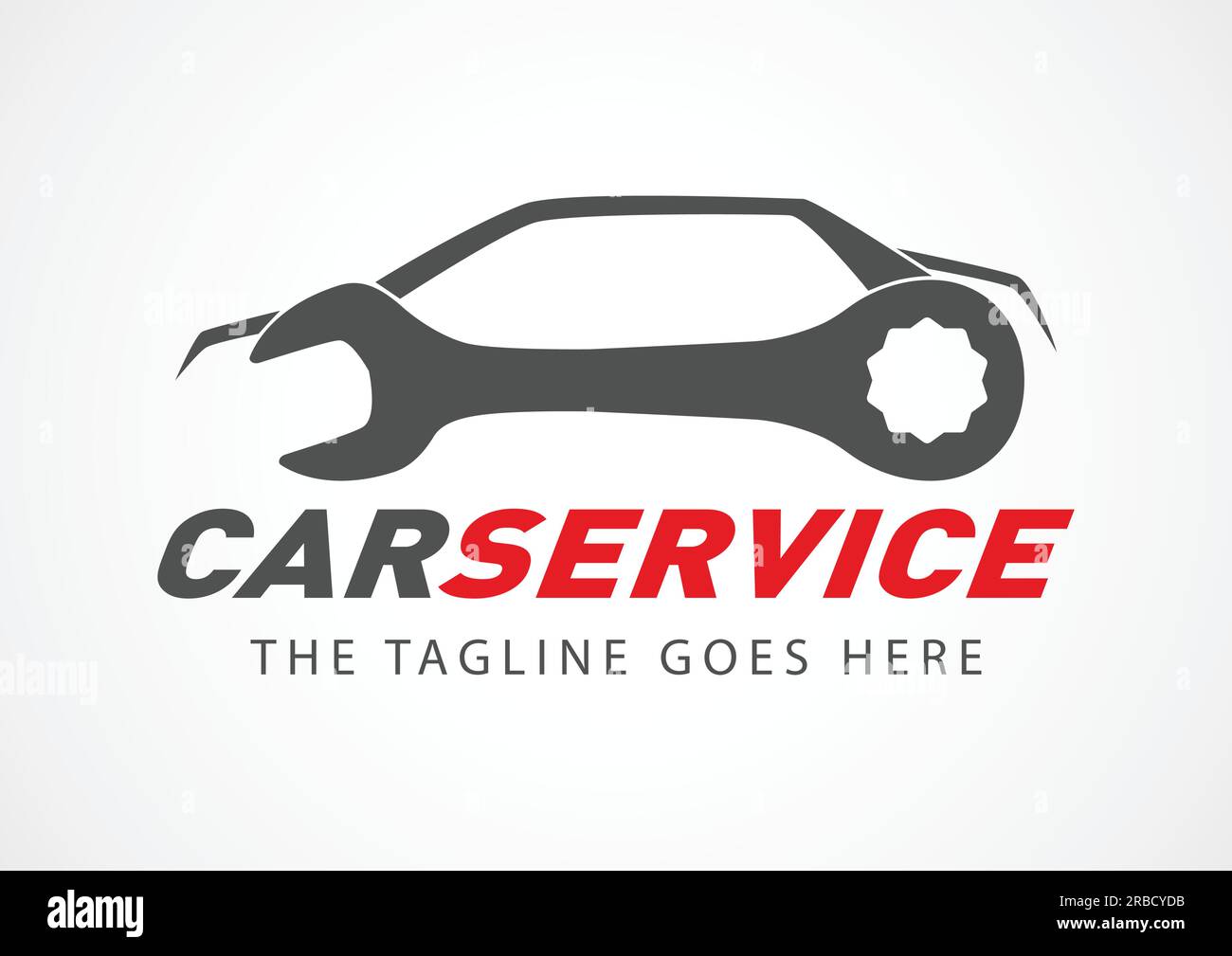 template-design-for-car-service-logo-isolated-on-white-stock-vector