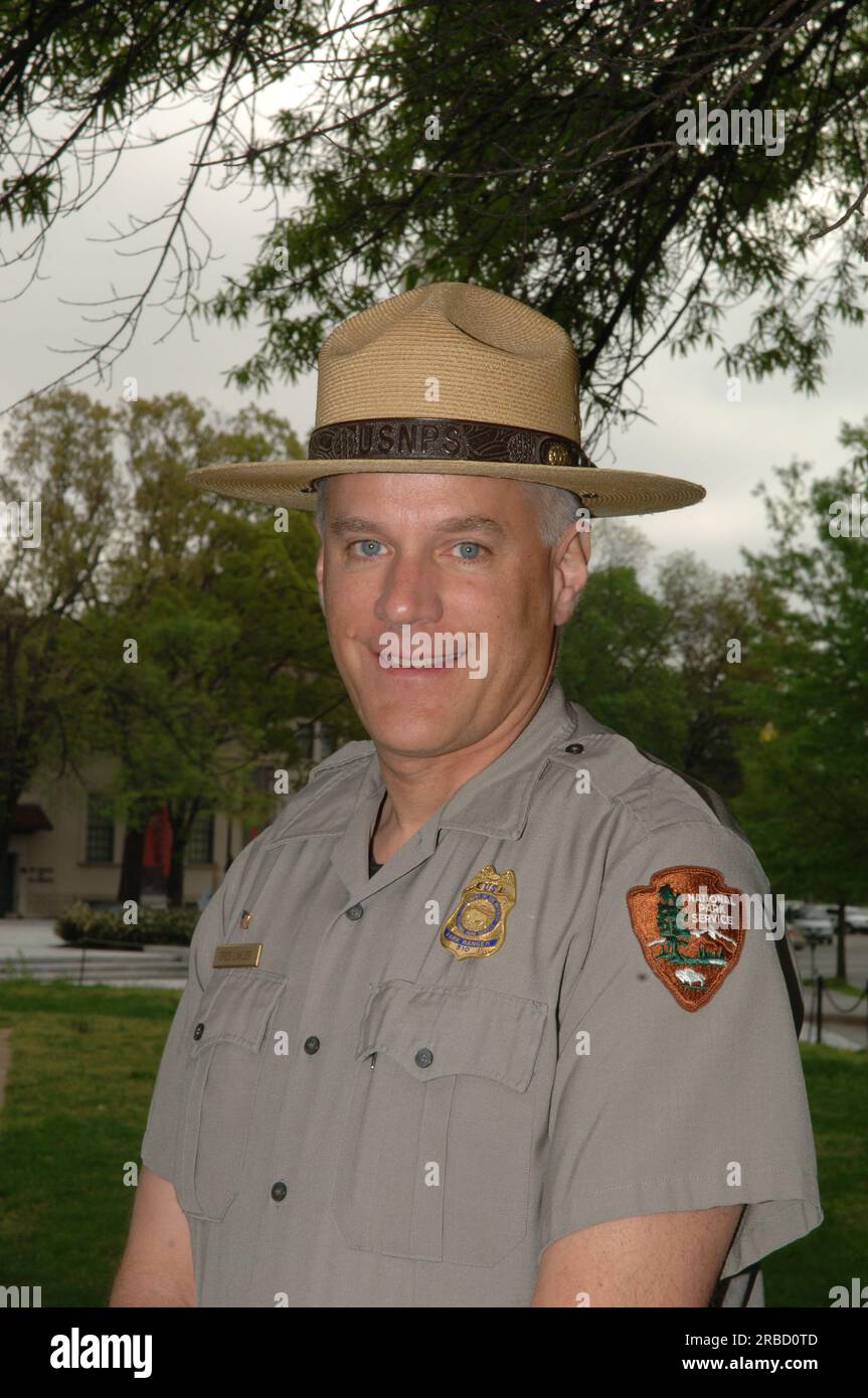 Portrait of Greg Lawler, Yosemite National Park Ranger Stock Photo Alamy
