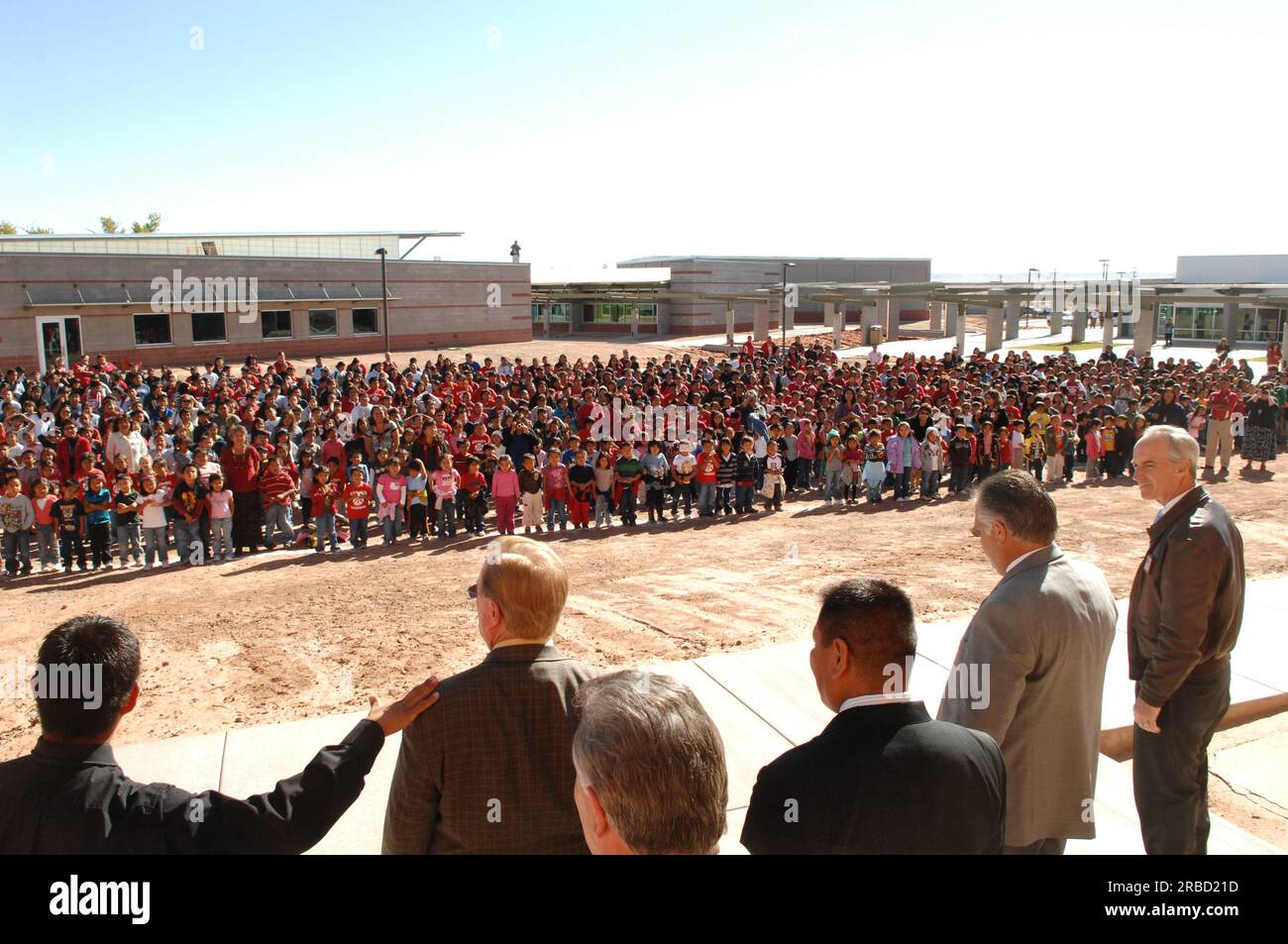 Visit of Secretary Dirk Kempthorne to the Tuba City Boarding School on