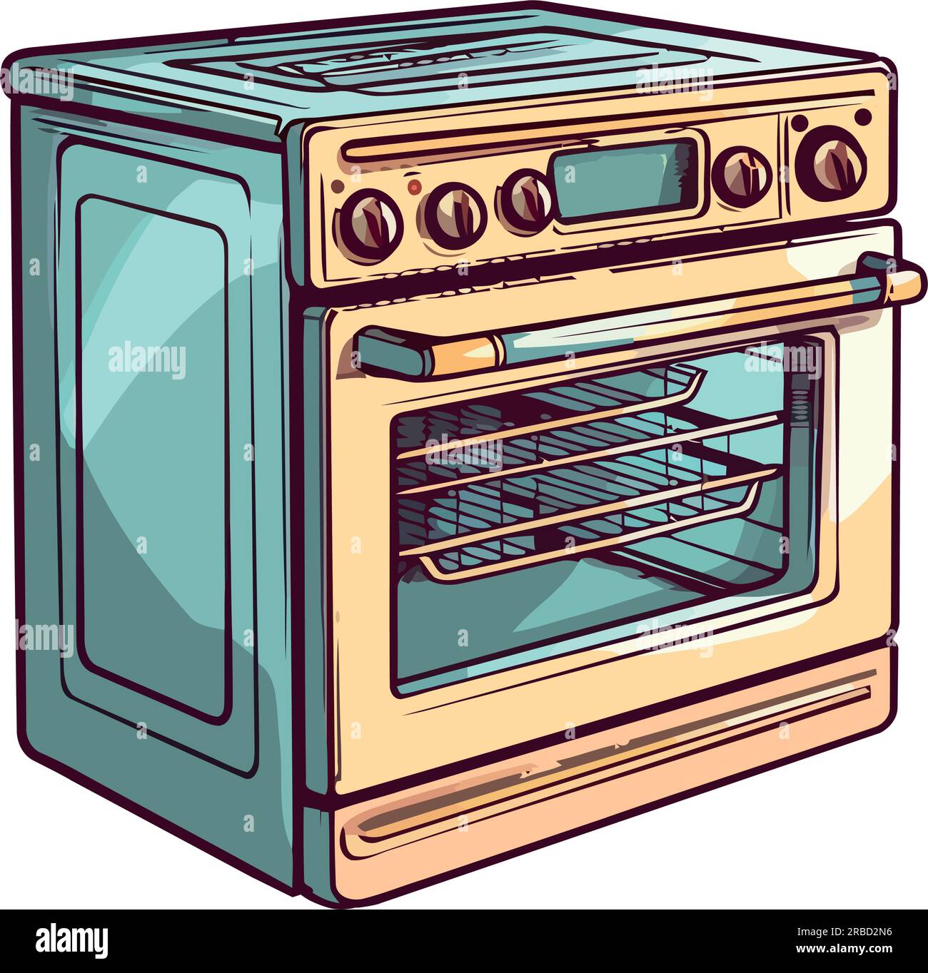 Modern Kitchen Appliance Icon Electric Oven Stove Icon Isolated Stock  Vector by ©stockgiu 652181740