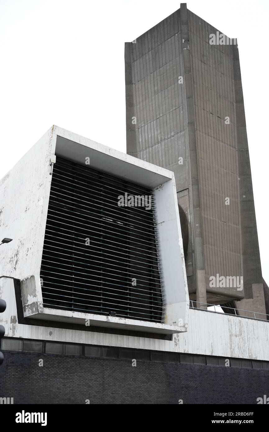 Ventilation Shaft and extractor fans for the Kingsway Mersey Tunnel in