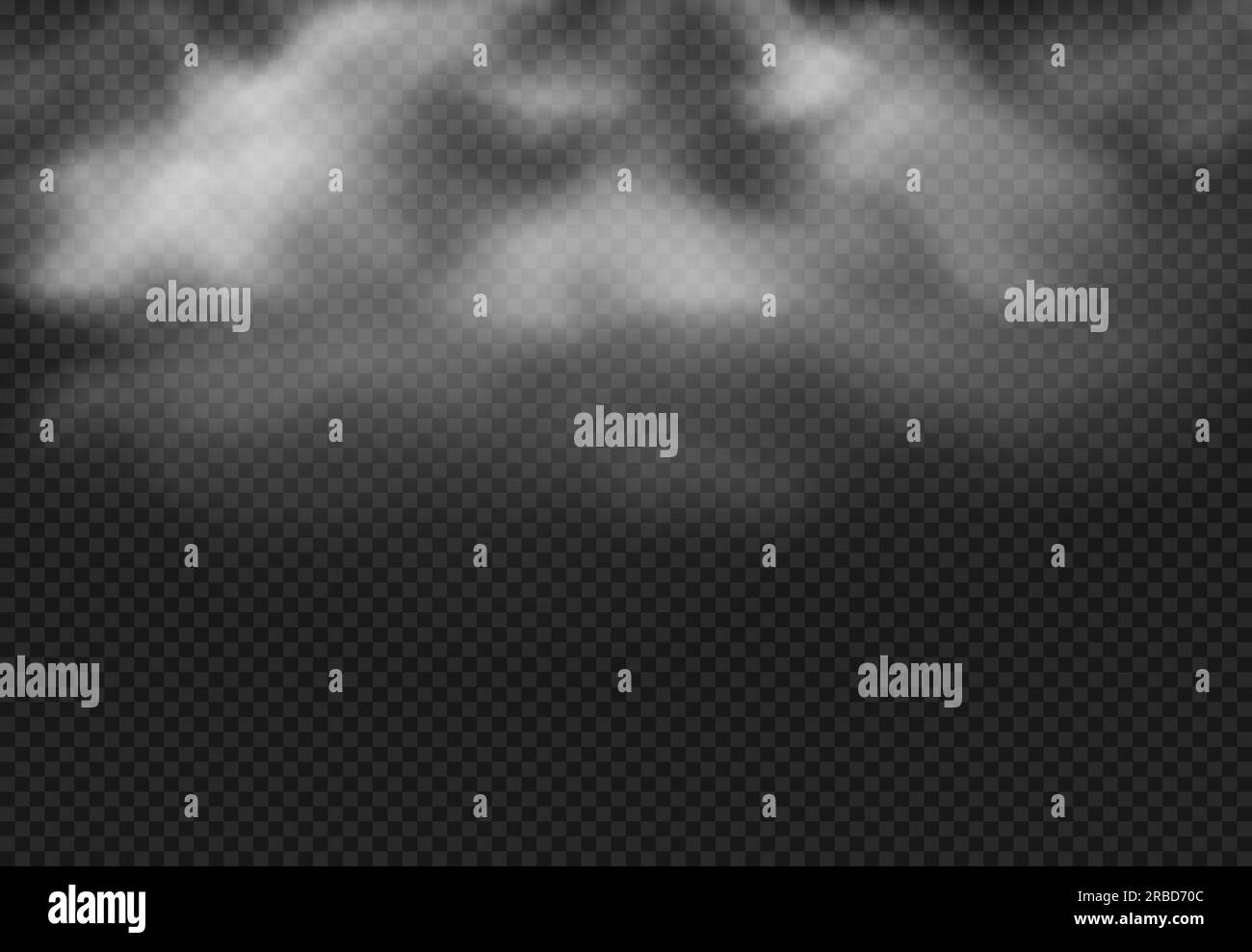 Smoke cloud. Fog clouds, smoky mist and realistic cloudy effect. Condensation smoke effects, ashes mist texture or toxic gas. 3D isolated vector illus Stock Vector