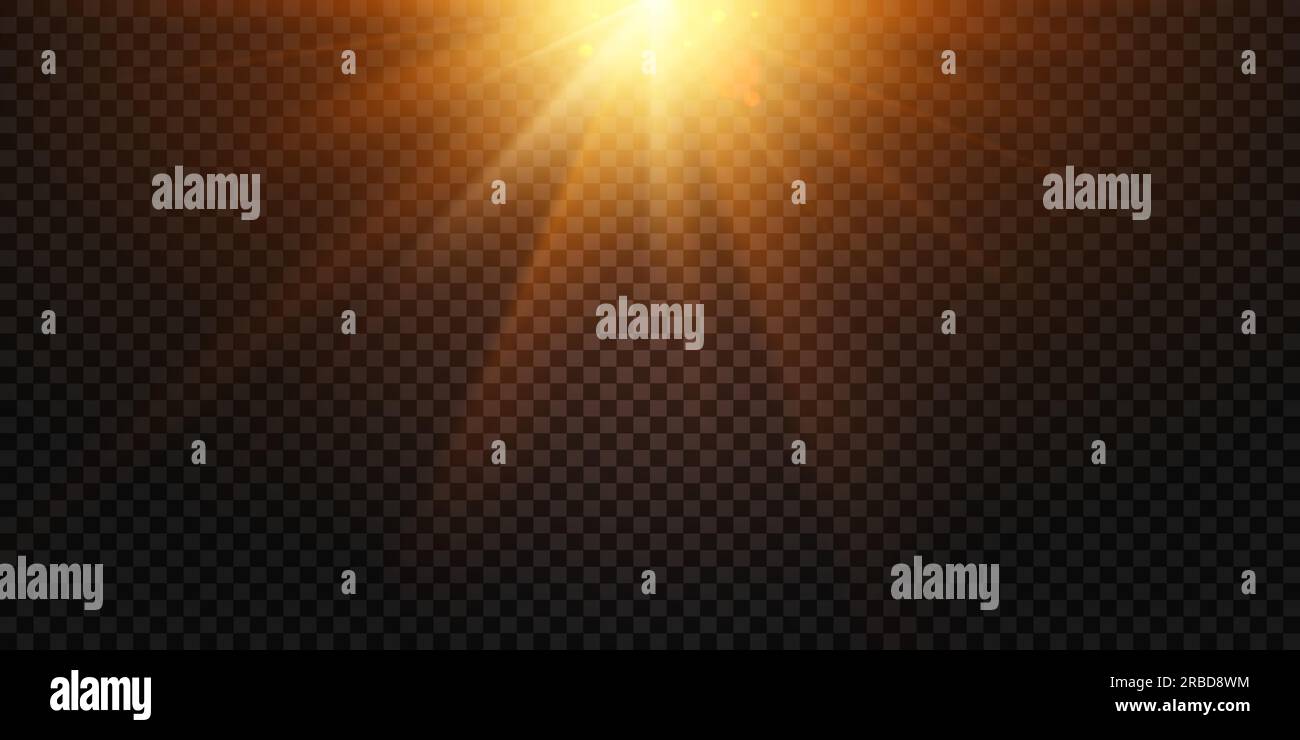 Sun ray beams Stock Vector Images - Alamy