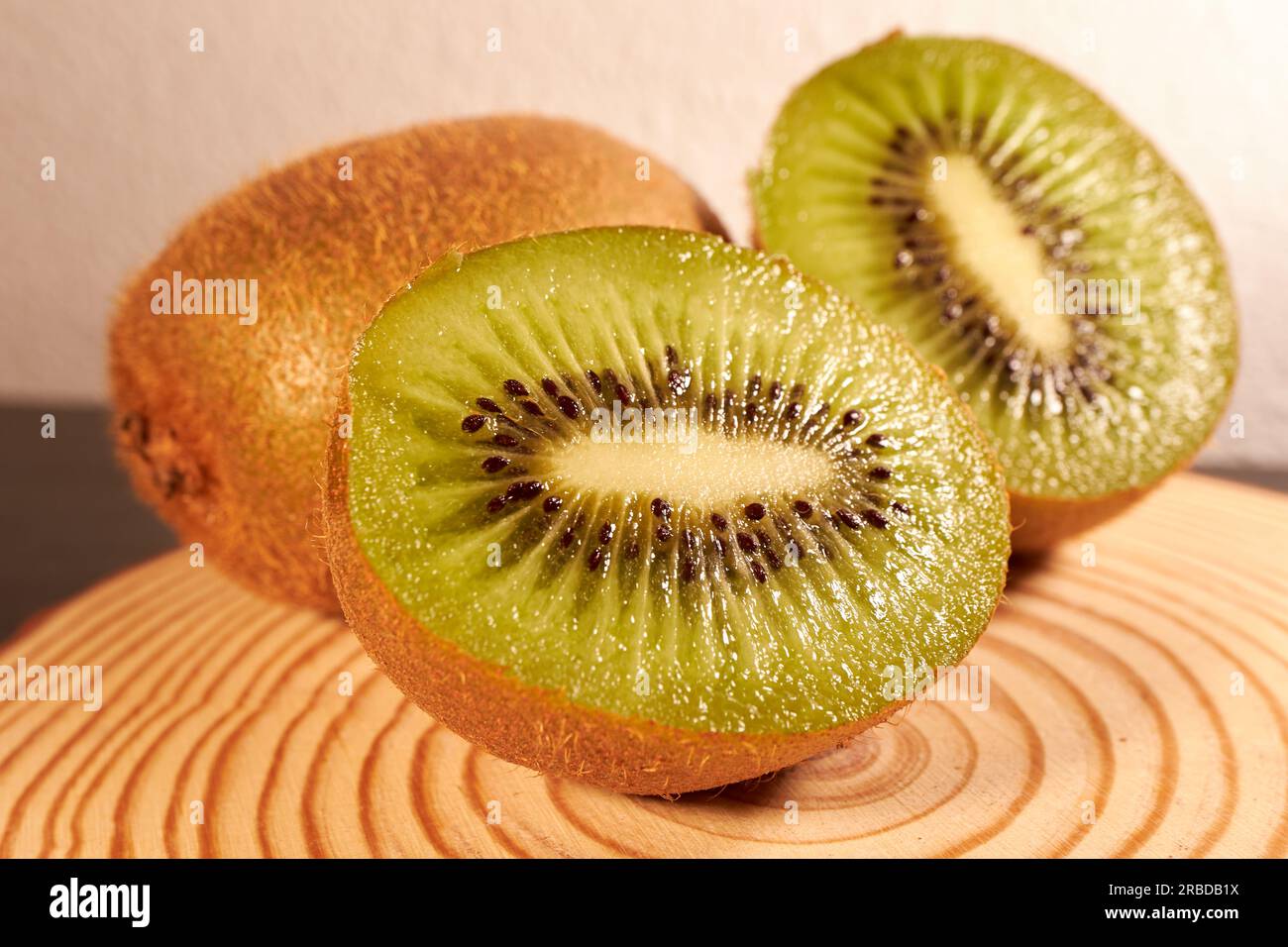 Kiwi, a fruit very rich in vitamin C Stock Photo