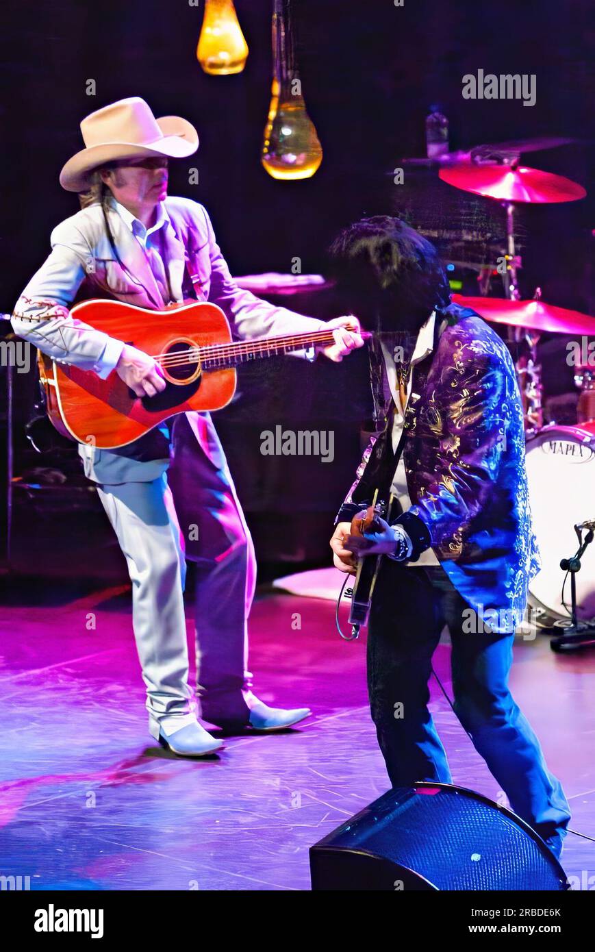 Dwight Yoakam and his band performing live concert at the Capitol