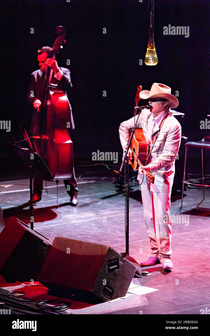 Dwight Yoakam and his band performing live concert at the Capitol
