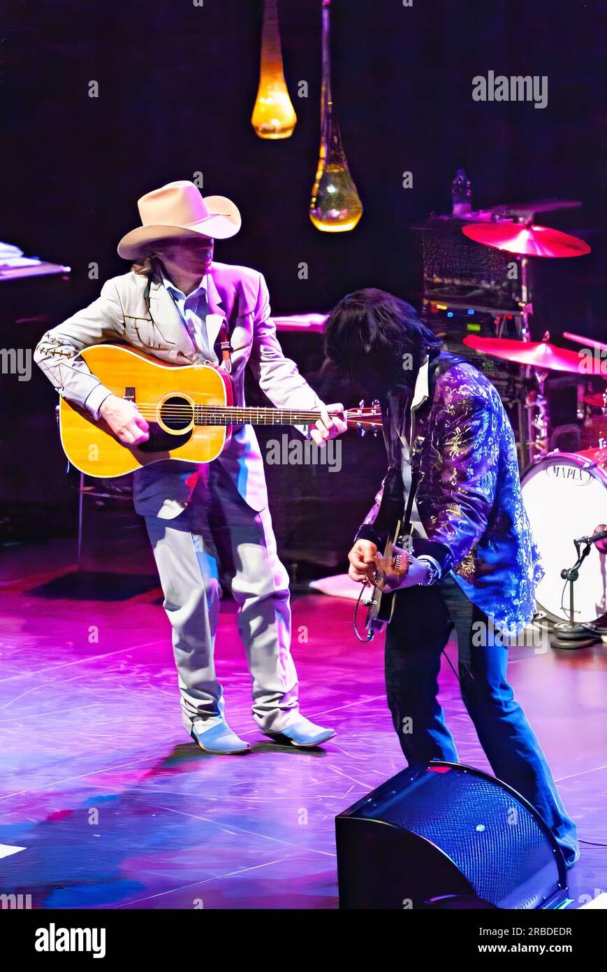 Dwight Yoakam and his band performing live concert at the Capitol