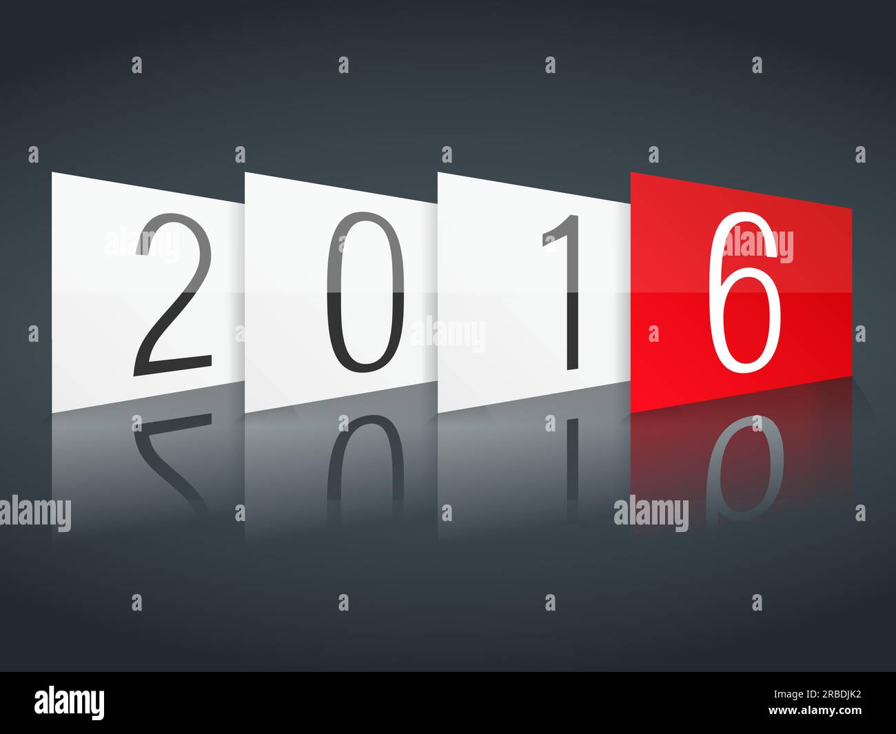 New Year 2016, dark background, vector eps10 illustration Stock Vector ...