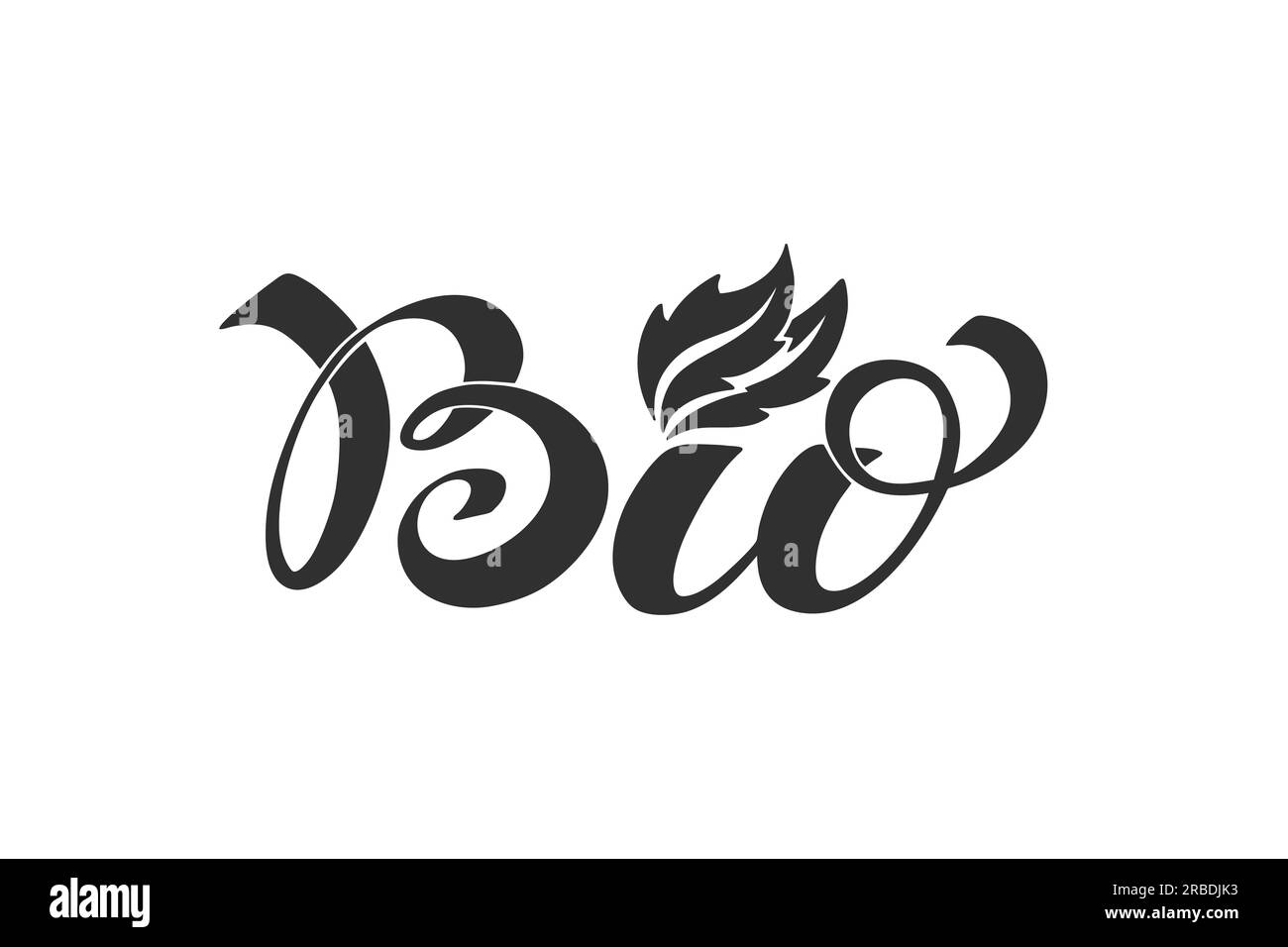 Bio logo. Vector image for labels, emblems for packaging healthy food