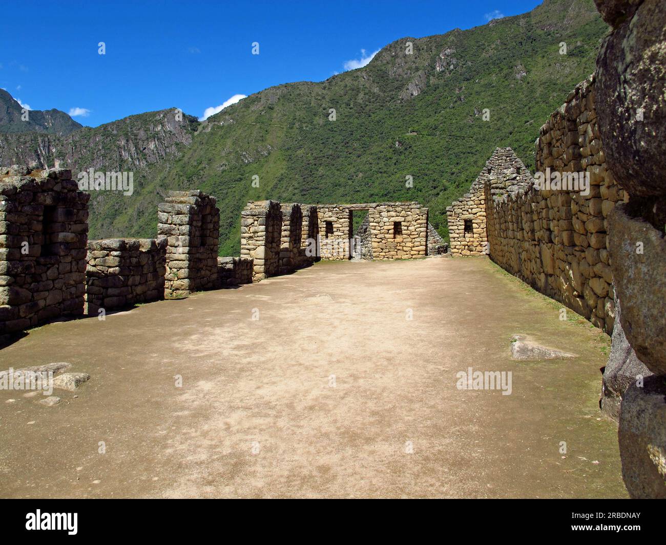 Machu Picchu is capital of the Inca Empire in the Andes mountains, Peru ...