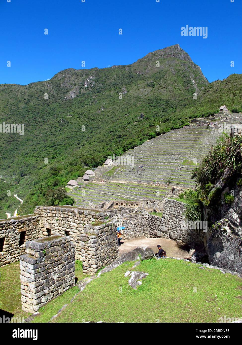 Machu Picchu is capital of the Inca Empire in the Andes mountains, Peru ...