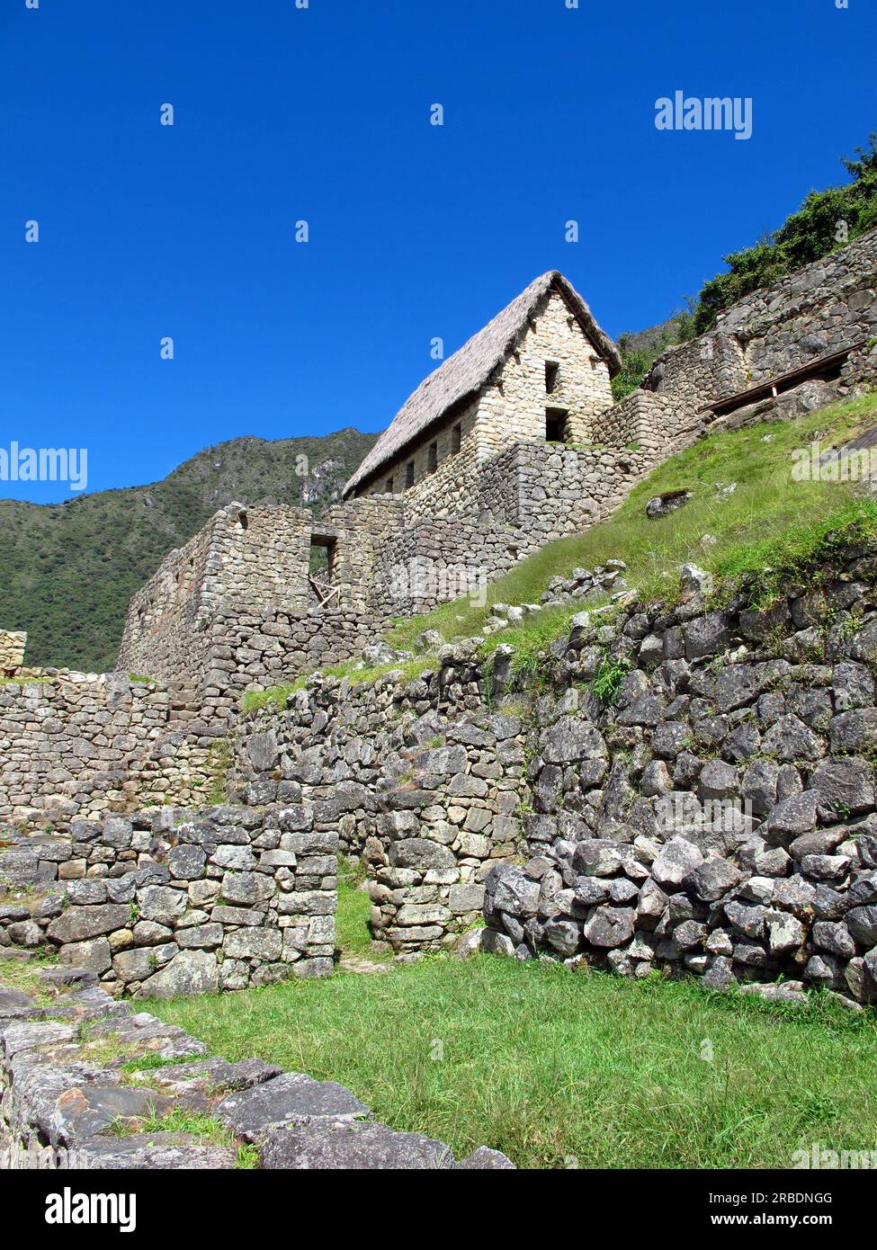 Machu Picchu is capital of the Inca Empire in the Andes mountains, Peru ...