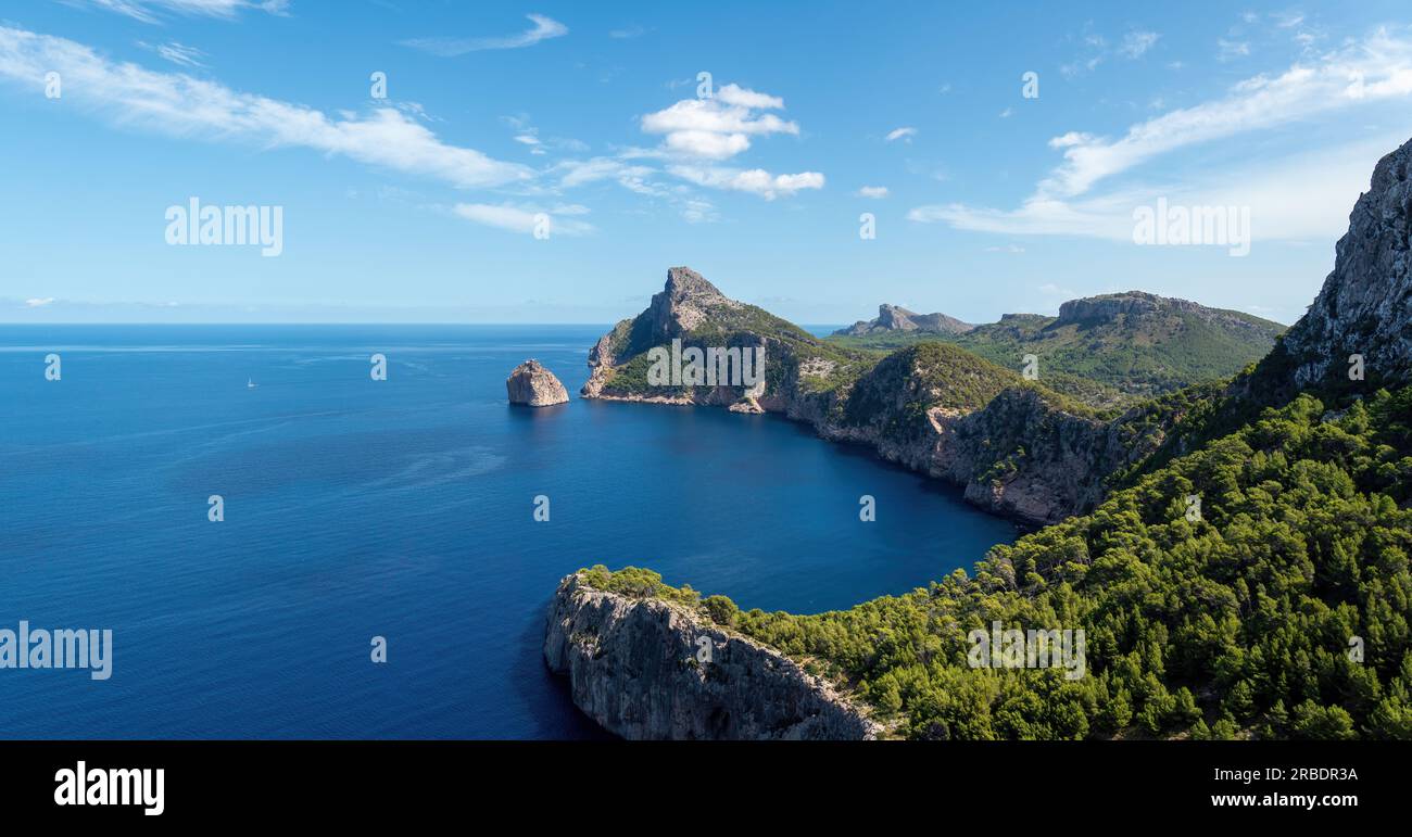 Mirador Es Colomer on Formentor peninsula - Mallorca, Spain Stock Photo ...