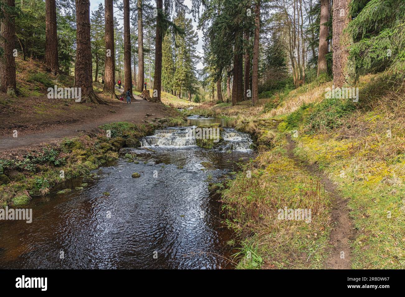 Iron bridge cragside hi-res stock photography and images - Alamy