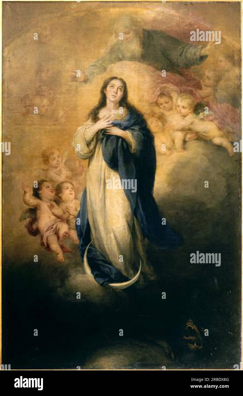 The Immaculate Conception With The Eternal Father 1669 By Bartolome ...