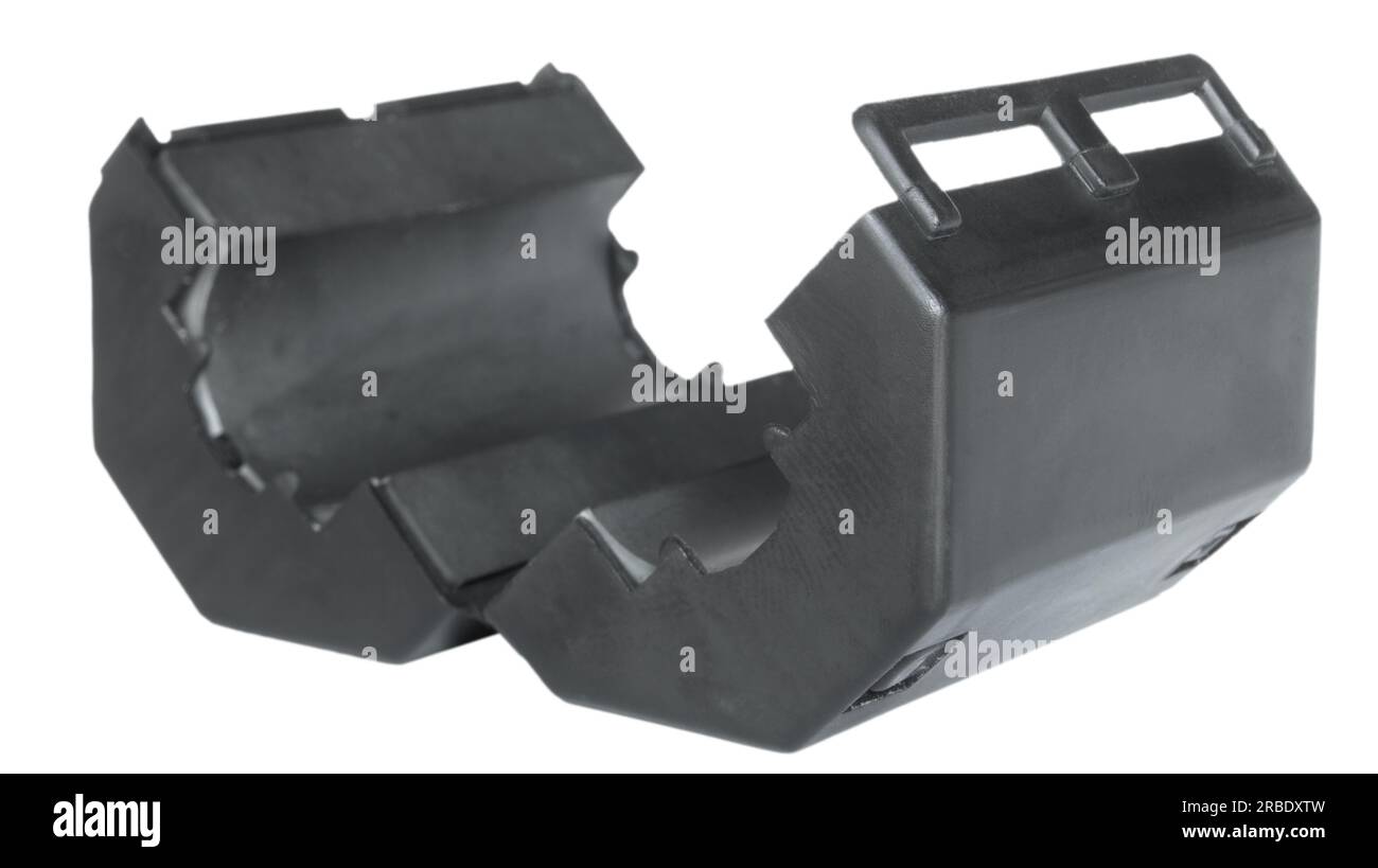 Ferrite bead, which is used for trapping noise in radio and TV signals
