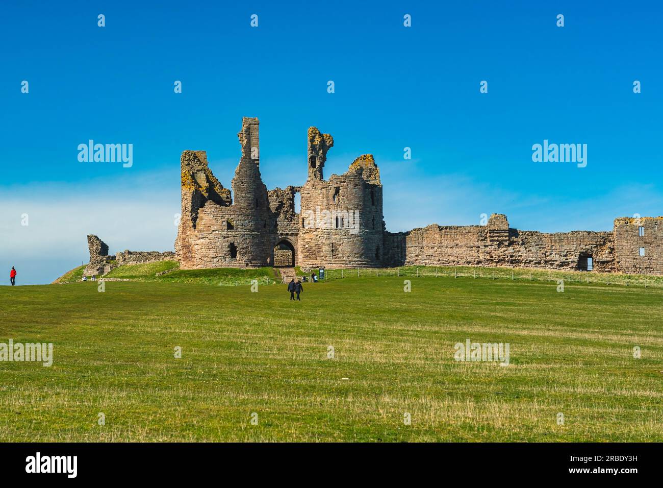 Dunstanburgh Castle, Northumberland Stock Photo - Alamy