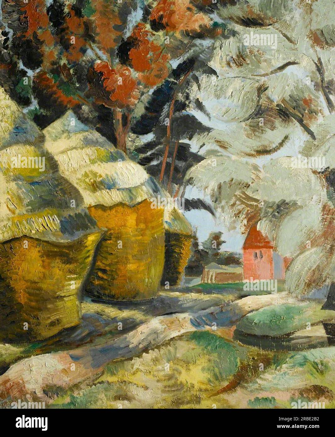 The Stackyard 1925 by Paul Nash Stock Photo Alamy