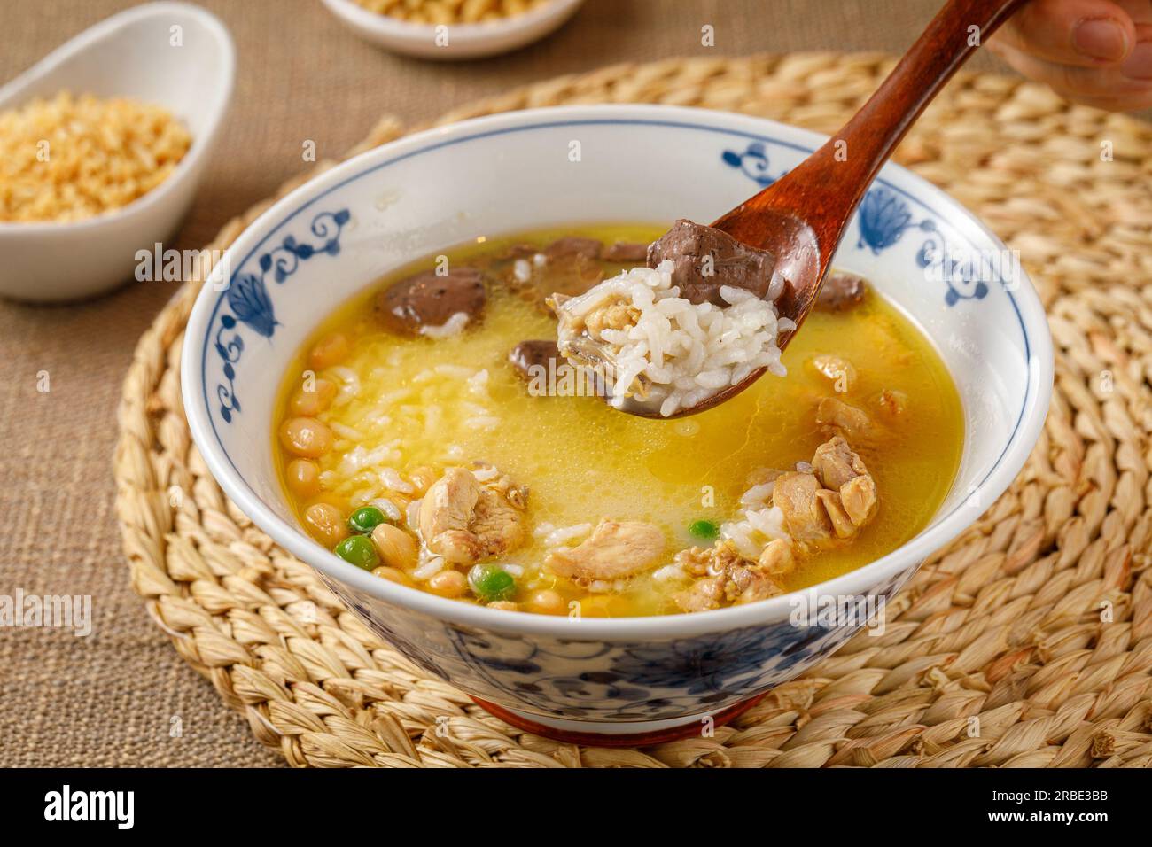 Lobster Stock Rice Crispy rice with Lobster or prawns in bisque . Lobster Soup Rice with ...