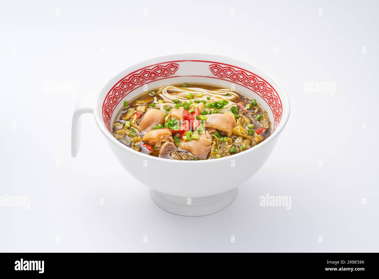 braised pig's trotters （Pork Hock，pig feet）noodles with Sour Cabbage