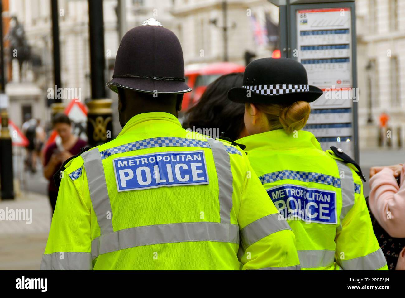 london-england-uk-27-june-2023-two-police-officers-of-the