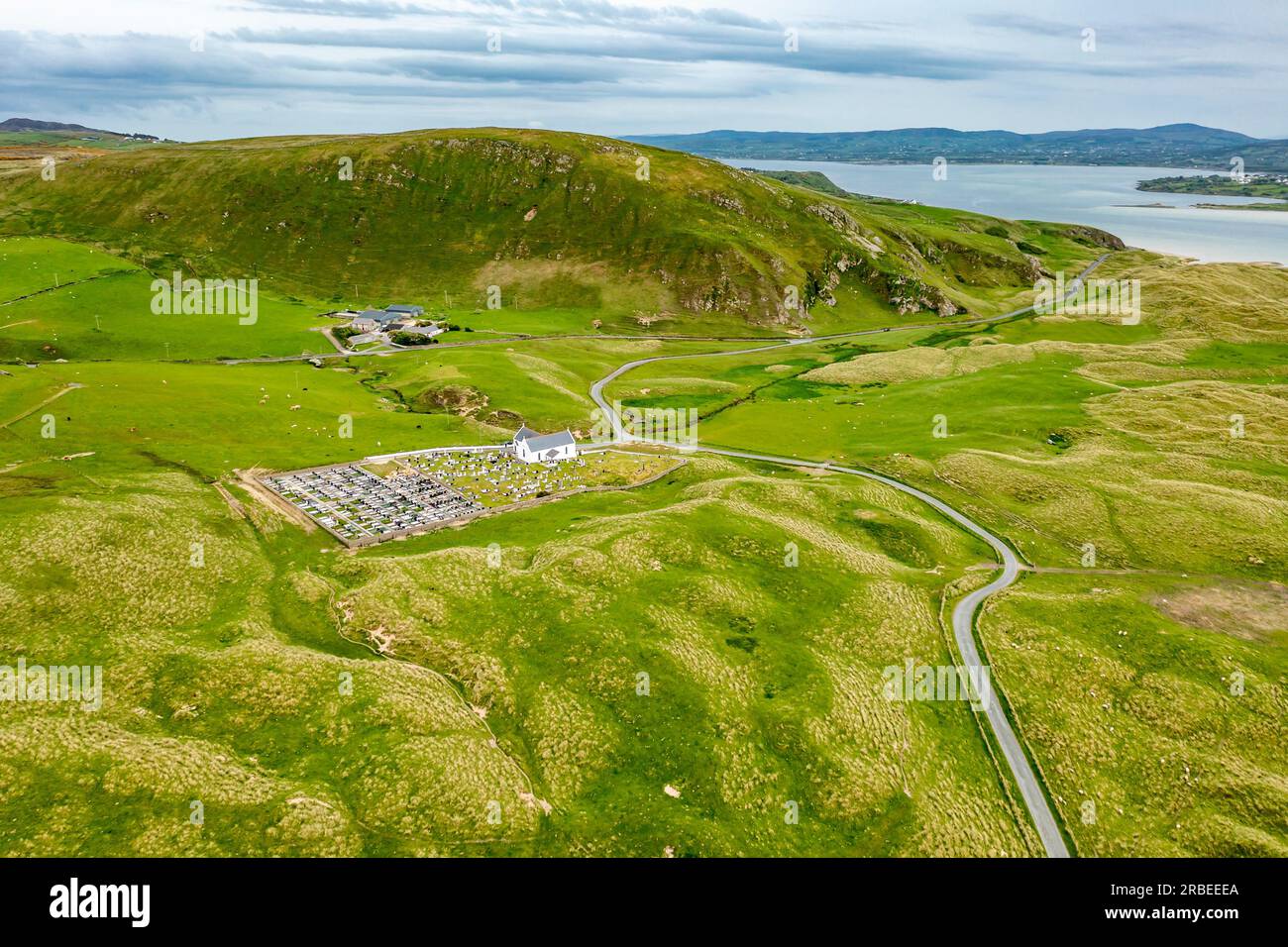 St Marys church by Lagg, County Donegal, Ireland Stock Photo Alamy