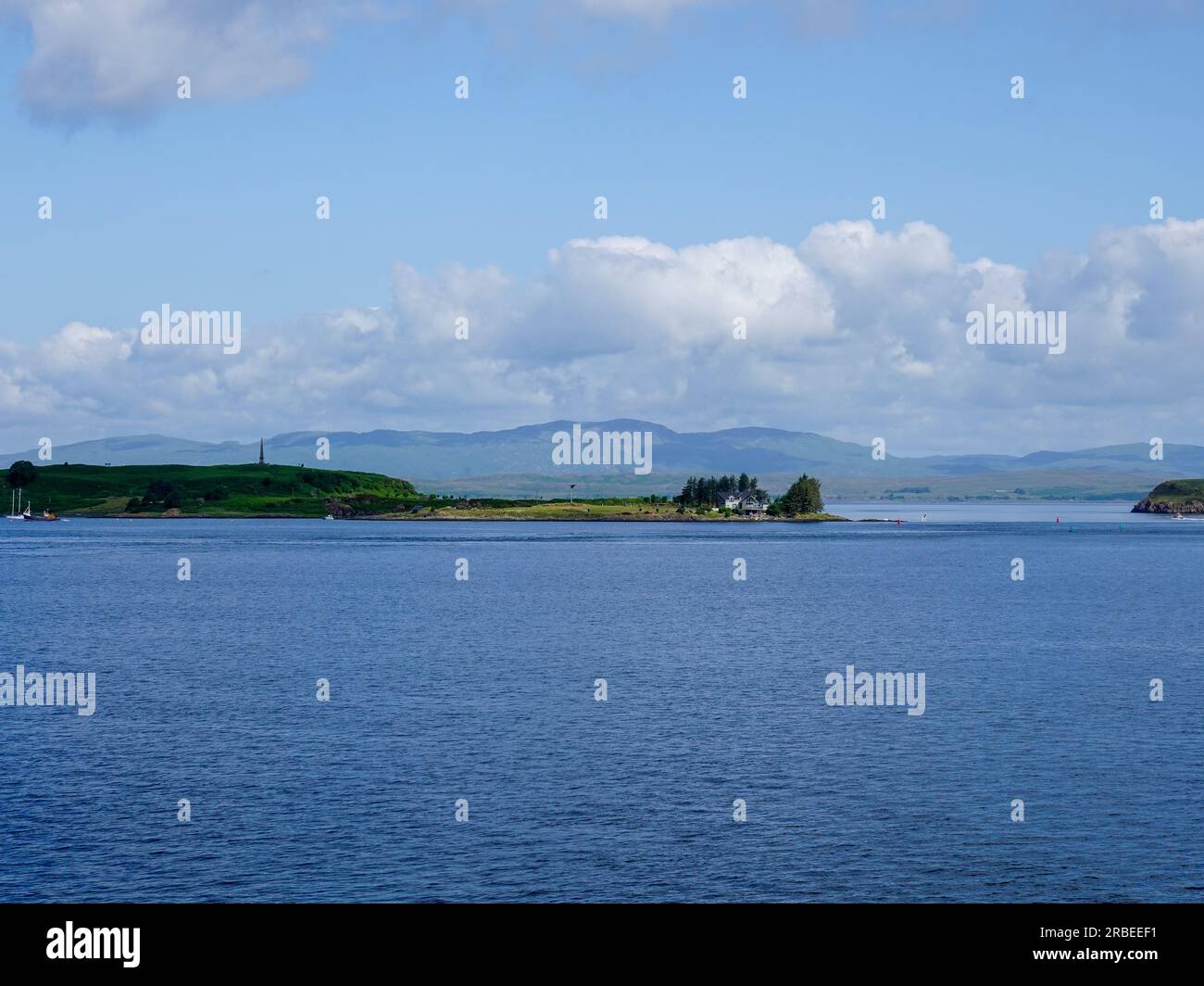 Looking through pass out of Oban Bay