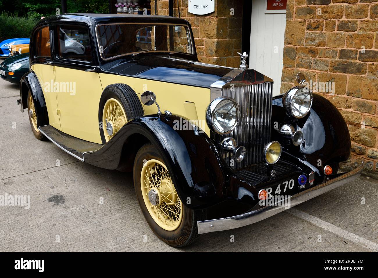 Rolls Royce Car Classic Car Meeting Hook Norton Oxfordshire England uk