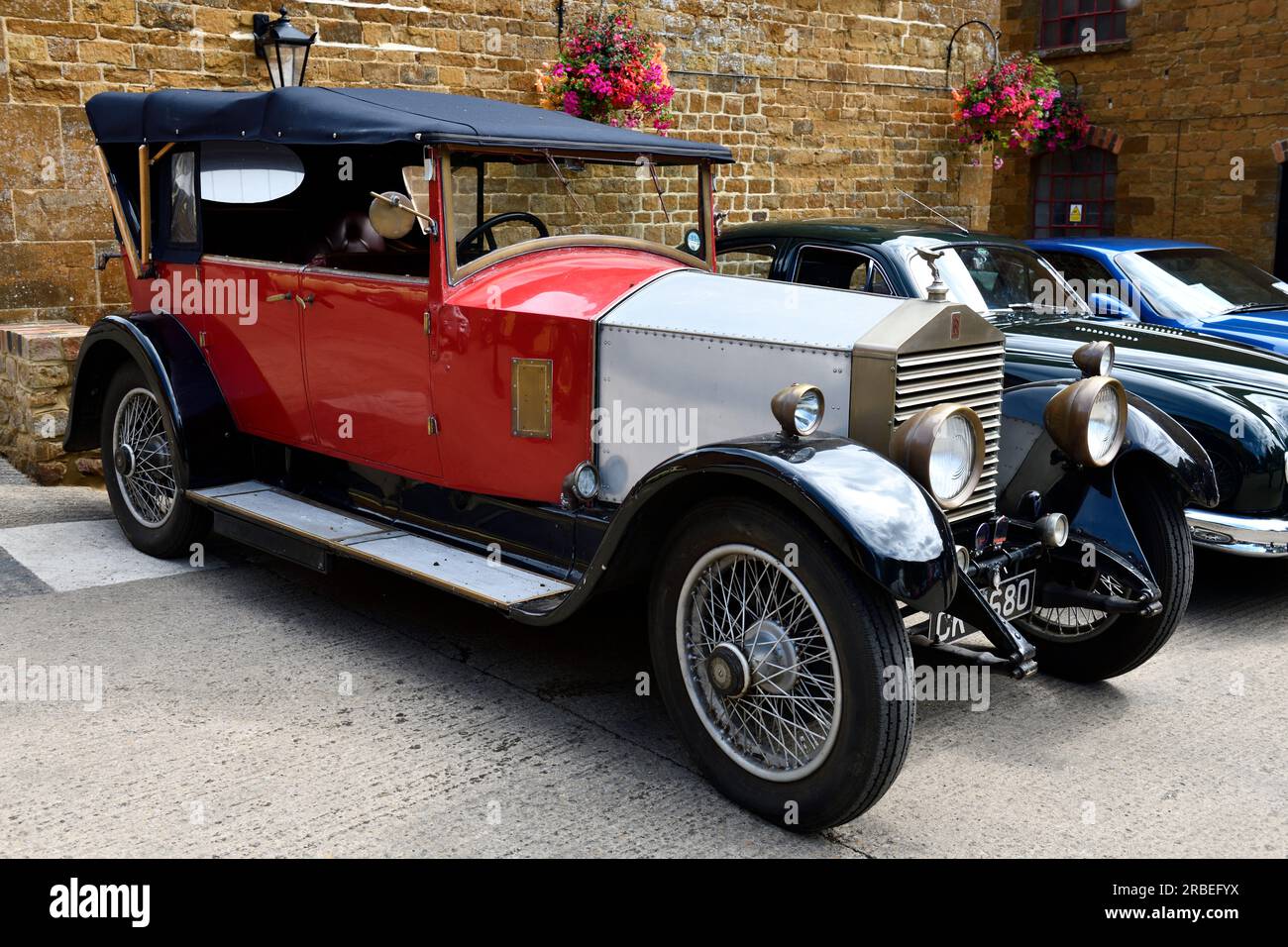 Rolls Royce Car Classic Car Meeting Hook Norton Oxfordshire England uk