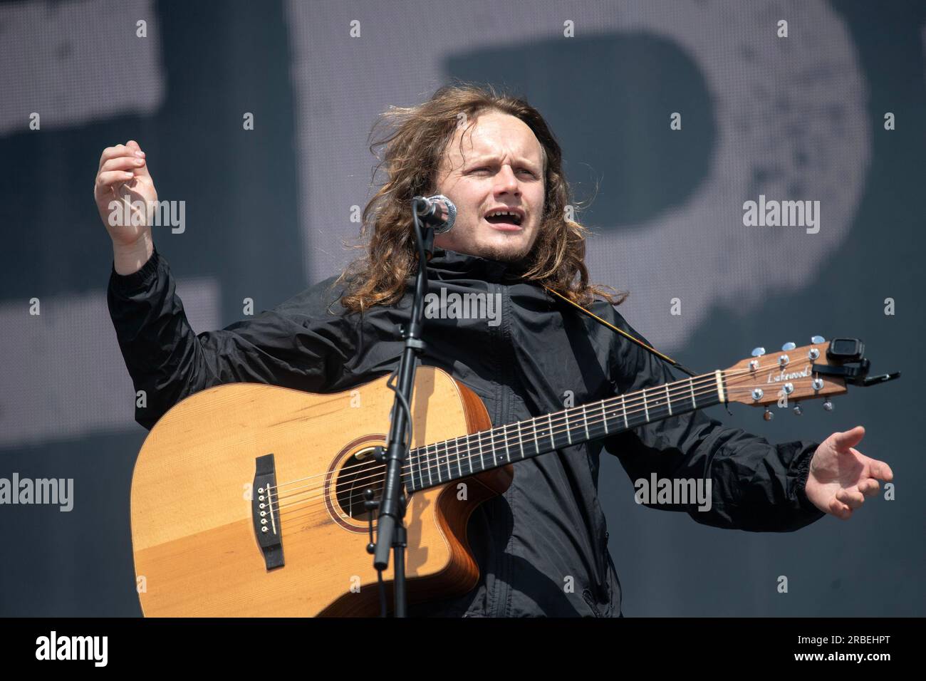 Jamie Webster performing on the main stage at the Trnsmt Festival at ...