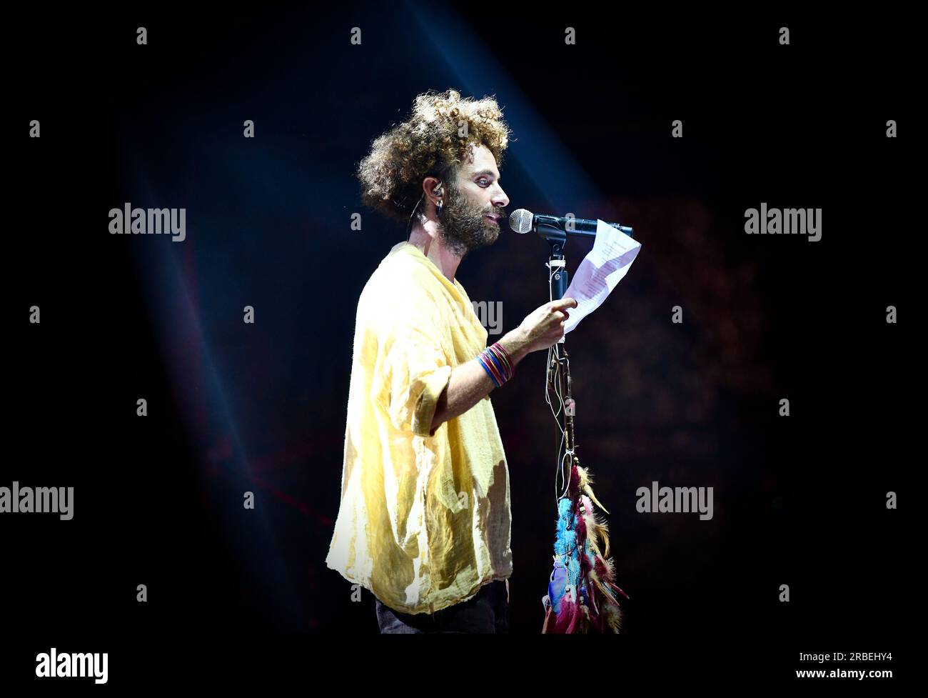 GIO EVAN during the Italian singer Music Concert Gio Evan - Evanland II