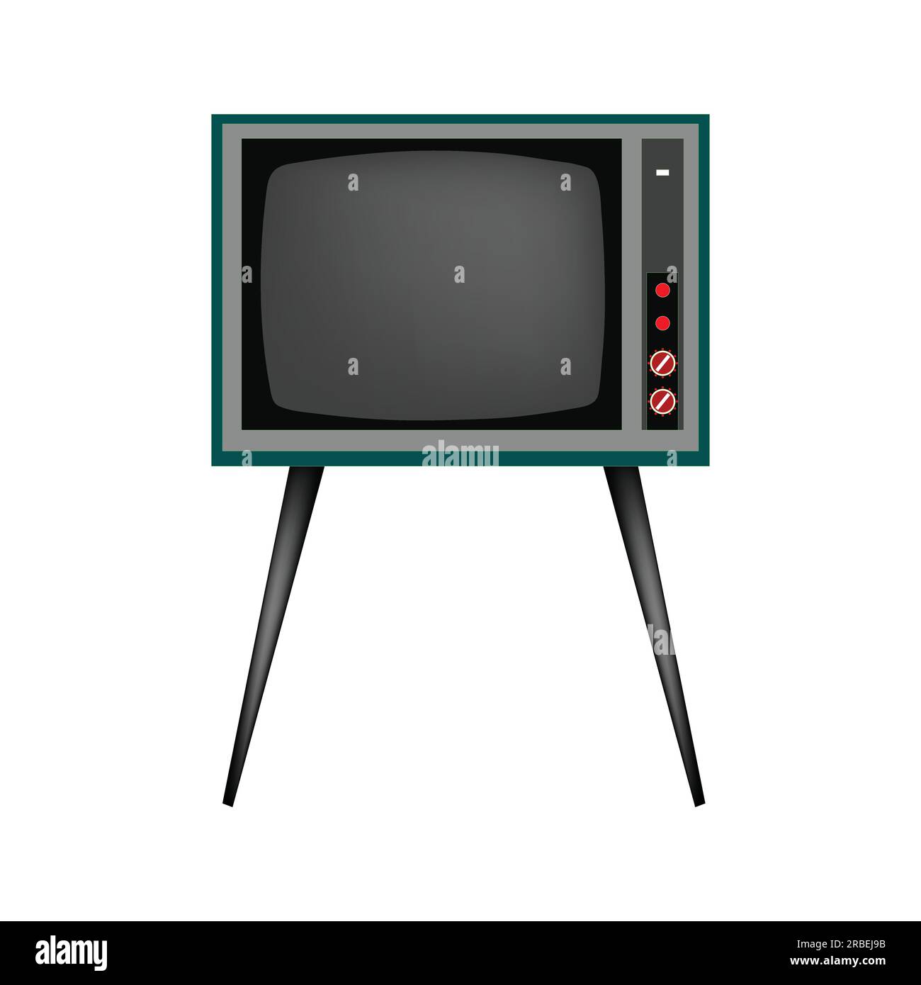 old-model-tv-vector-design-stock-vector-image-art-alamy