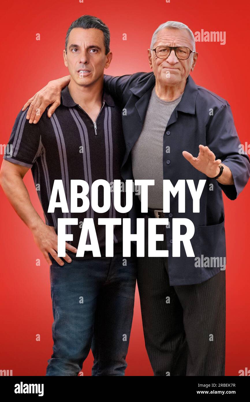 ROBERT DE NIRO and SEBASTIAN MANISCALCO in ABOUT MY FATHER (2023