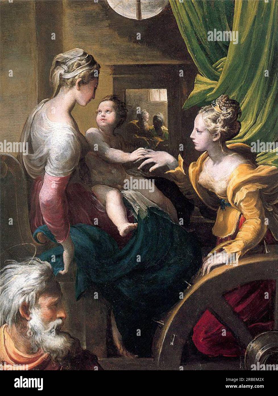 Mystic Marriage of Saint Catherine 1531 by Parmigianino Stock Photo - Alamy
