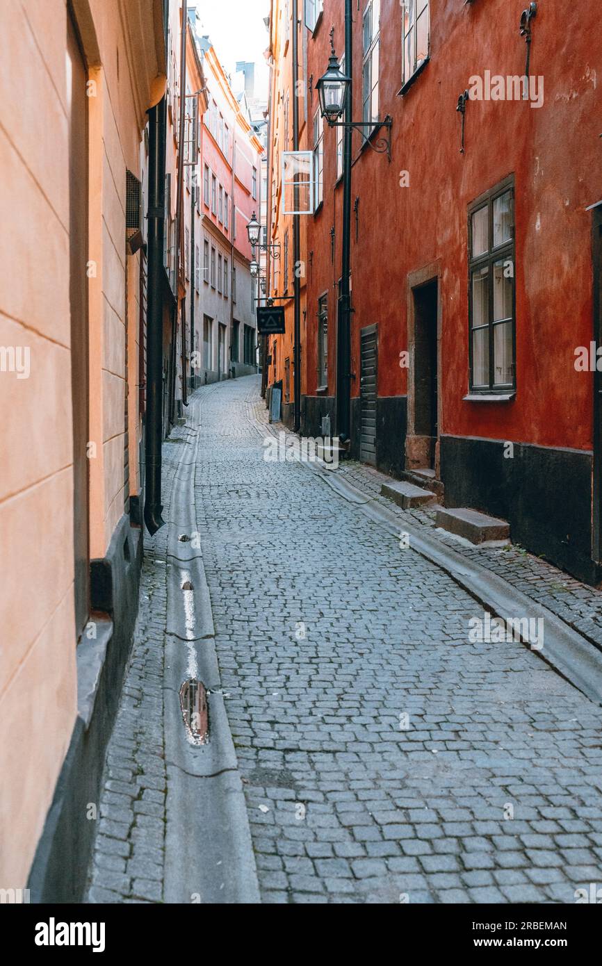 Empty street in stockholm hi-res stock photography and images - Alamy