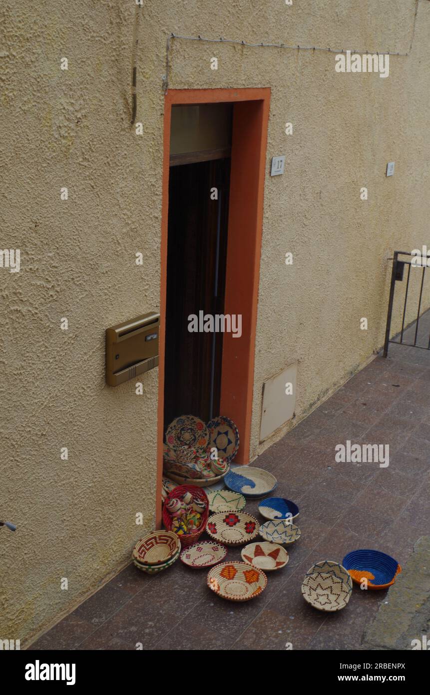 Colorful Baskets. Stock Photo