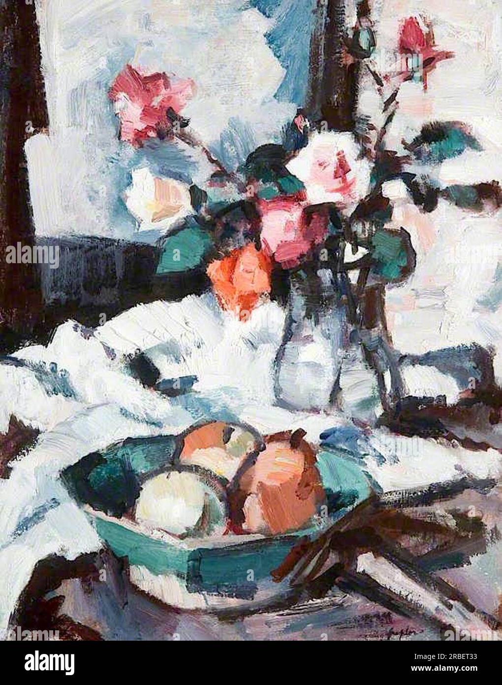 Roses by Samuel Peploe Stock Photo - Alamy