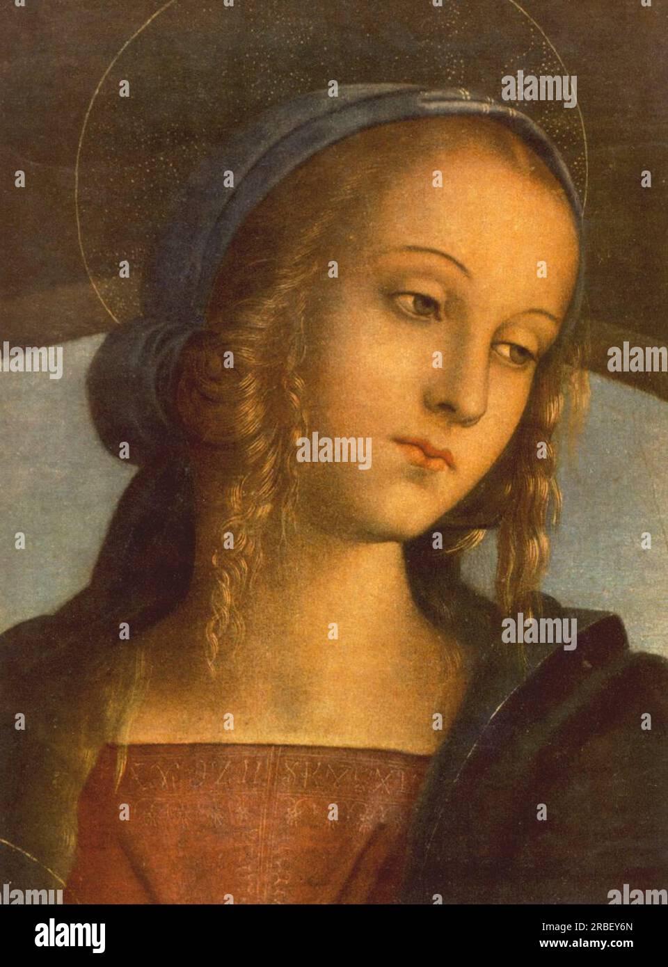 The Madonna between St. John the Baptist and St. Sebastian (detail 1