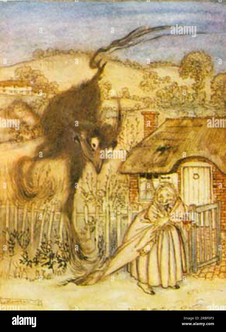 Well! - she chuckled, - I am in luck! by Arthur Rackham Stock Photo - Alamy