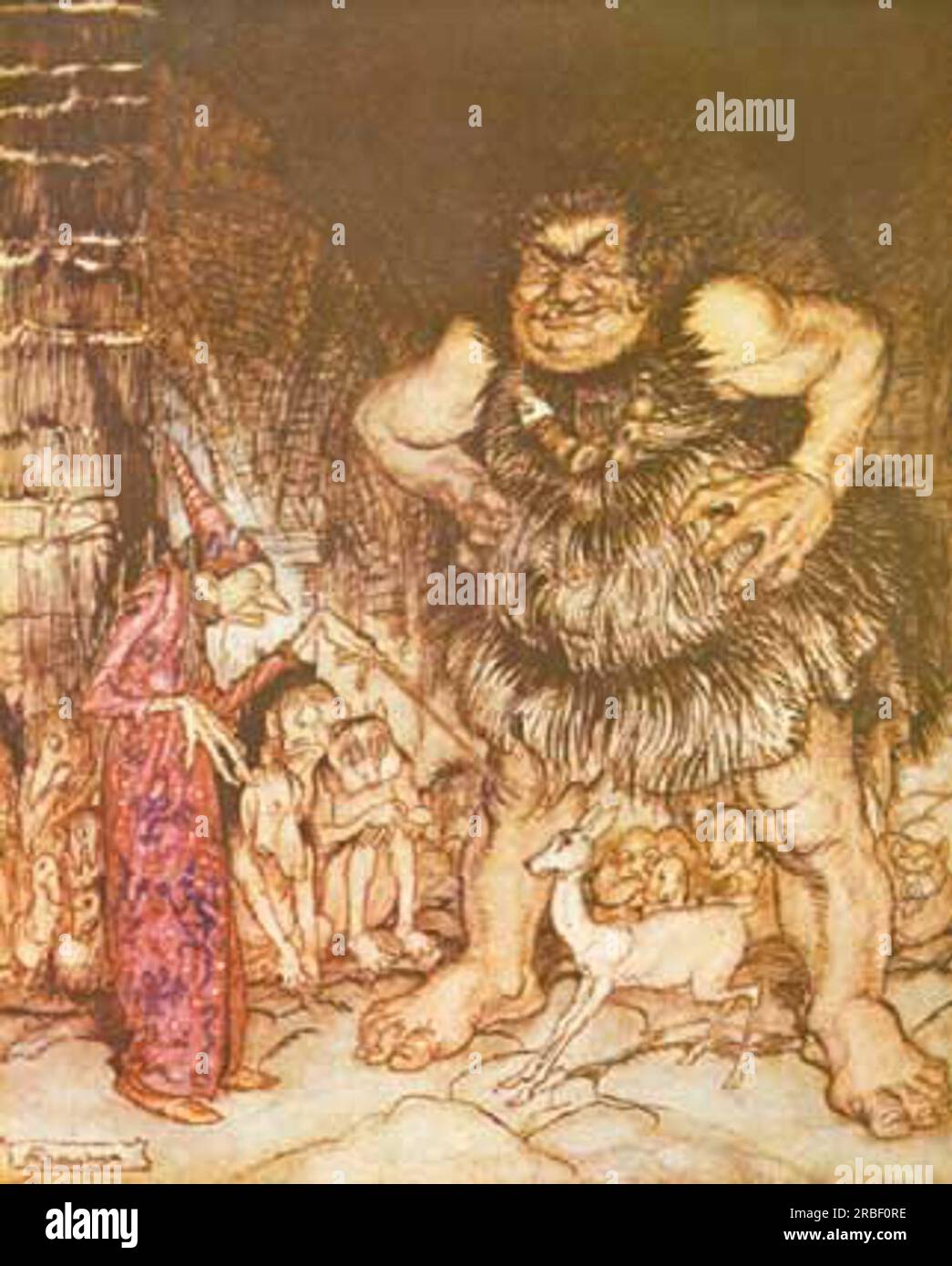 The giant Galligantua and the wicked old magician transform the duke's ...